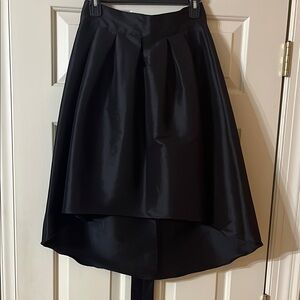 Elegant Black High-Low Skirt